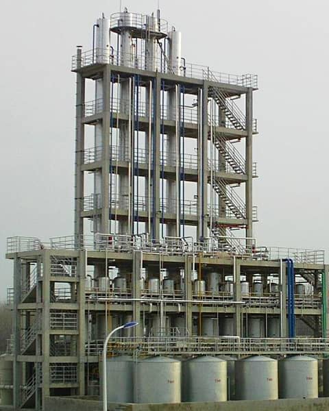 多效变压连续精馏装置